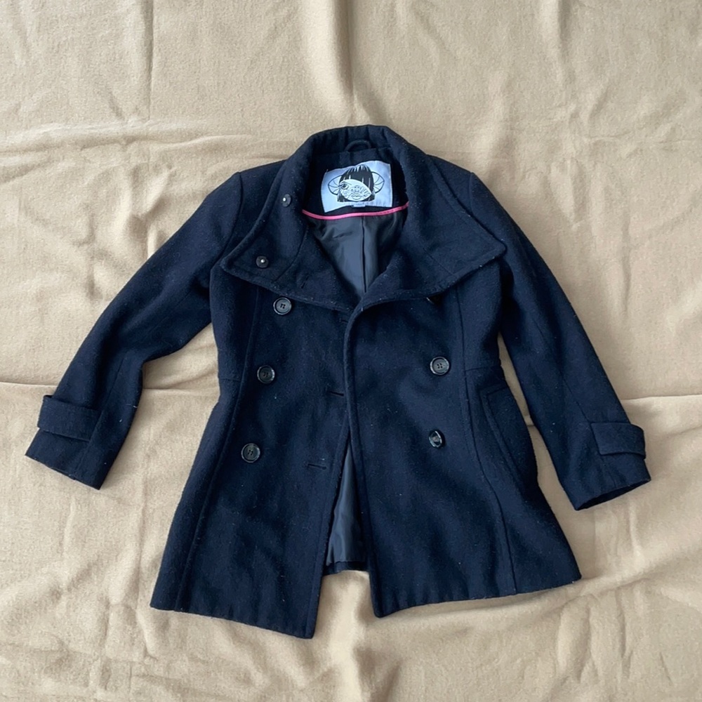 Kids pea coat in small